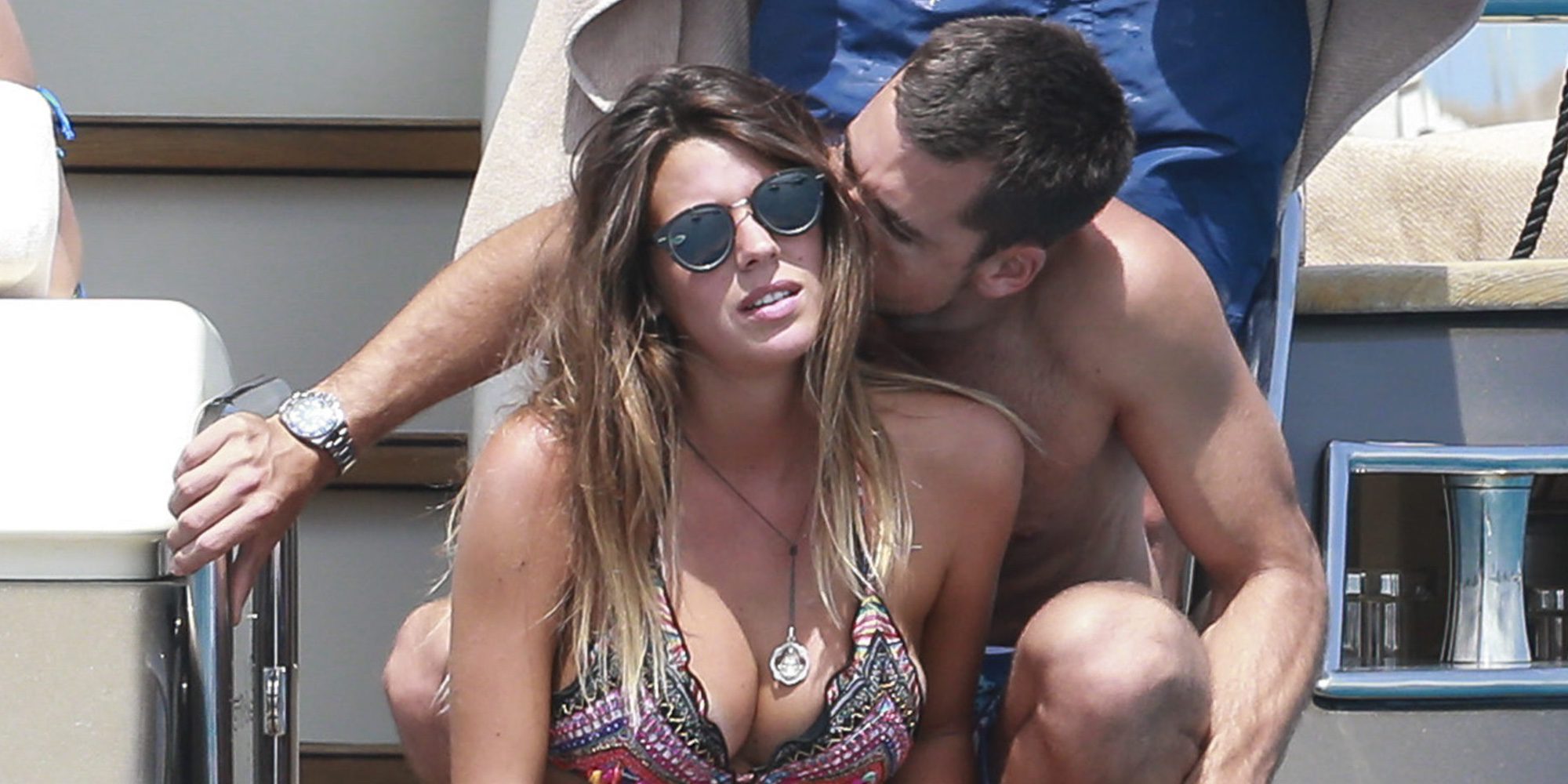 El tenso encontronazo entre el novio de Laura Matamoros, Benji Aparicio, con una reportera