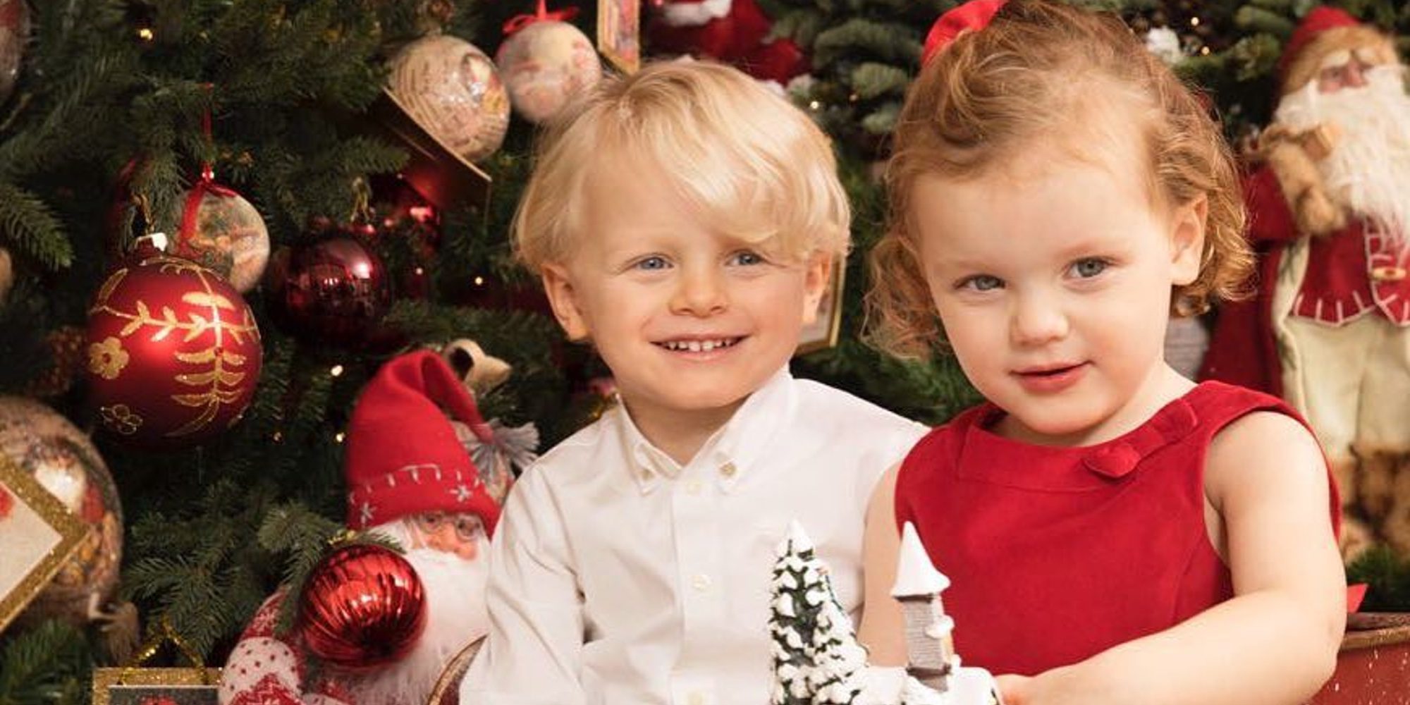 Jacques y Gabriella de Mónaco, dos pequeños príncipes que ya están preparados para la Navidad