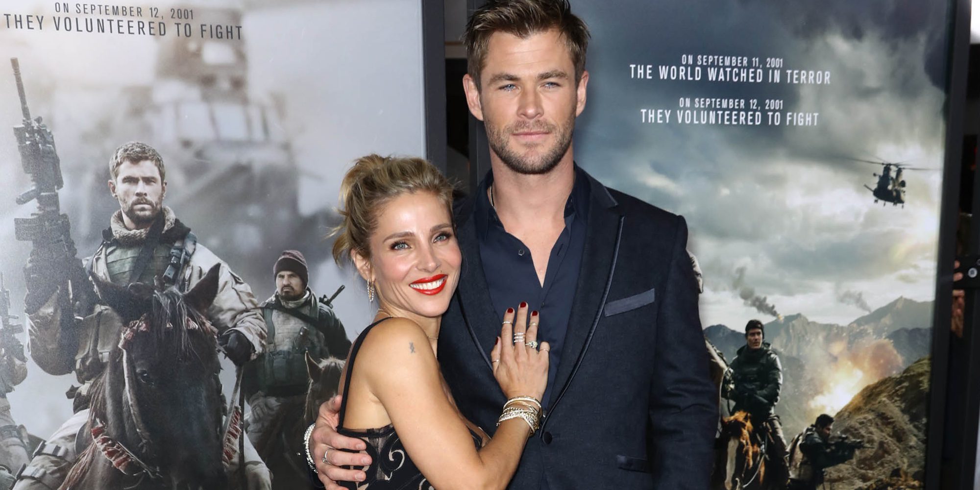 Elsa Pataky y Chris Hemsworth, todo amor y complicidad en la premiere de su película conjunta