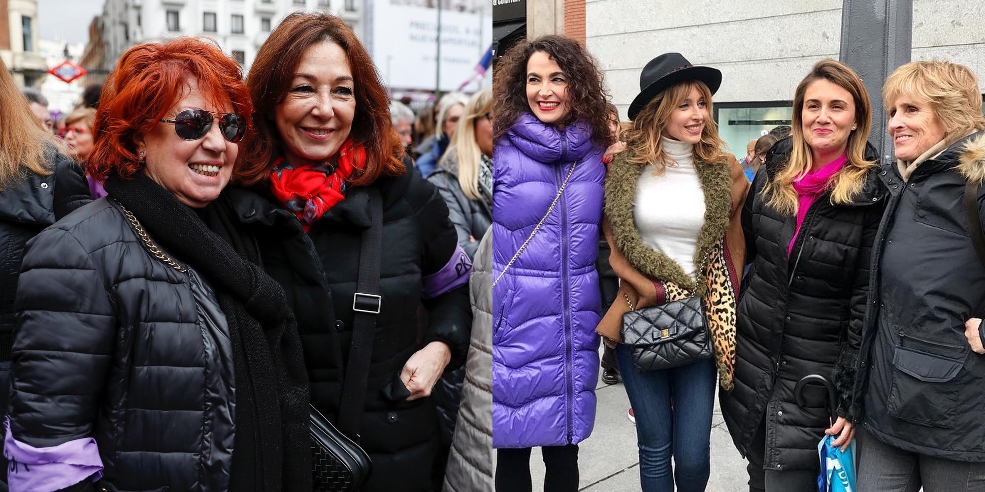Ana Rosa Quintana, Isabel Gemio... Las periodistas se unen en la manifestación del 8M