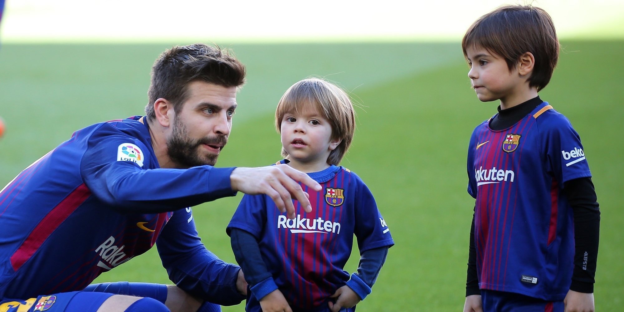 Niños y fútbol: Así han disfrutado del fin de semana Ivan Rakitic, Iker Casillas y Gerard Piqué