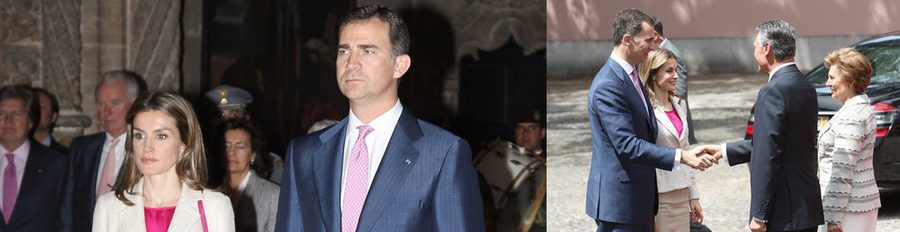 Los Príncipes Felipe y Letizia inician su visita a Portugal en el Monasterio de los Jerónimos
