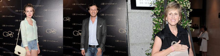 Juan Peña, Andrea Guasch, Mercedes Milá y Mar Regueras inauguran la tienda Cruciani en Madrid