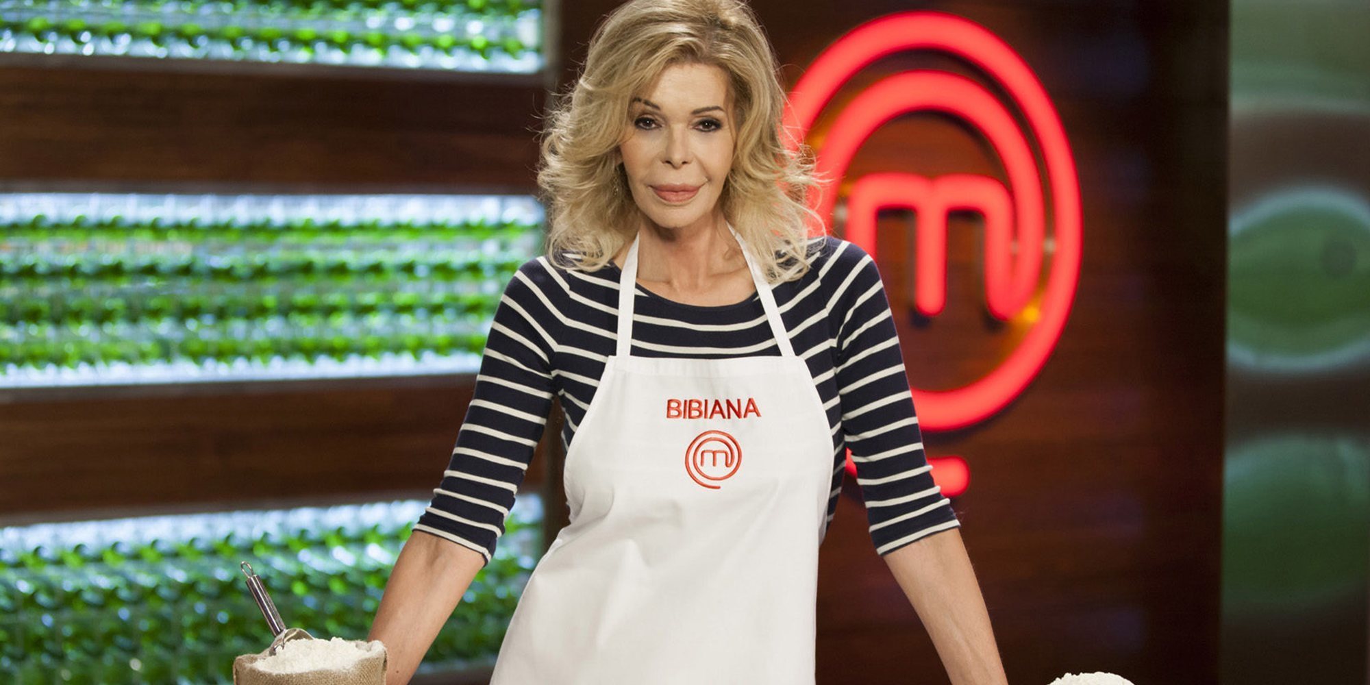 Así ha sido el regreso de Bibiana Fernández a 'MasterChef 6' como ayudante de Fabio con mímica incluida