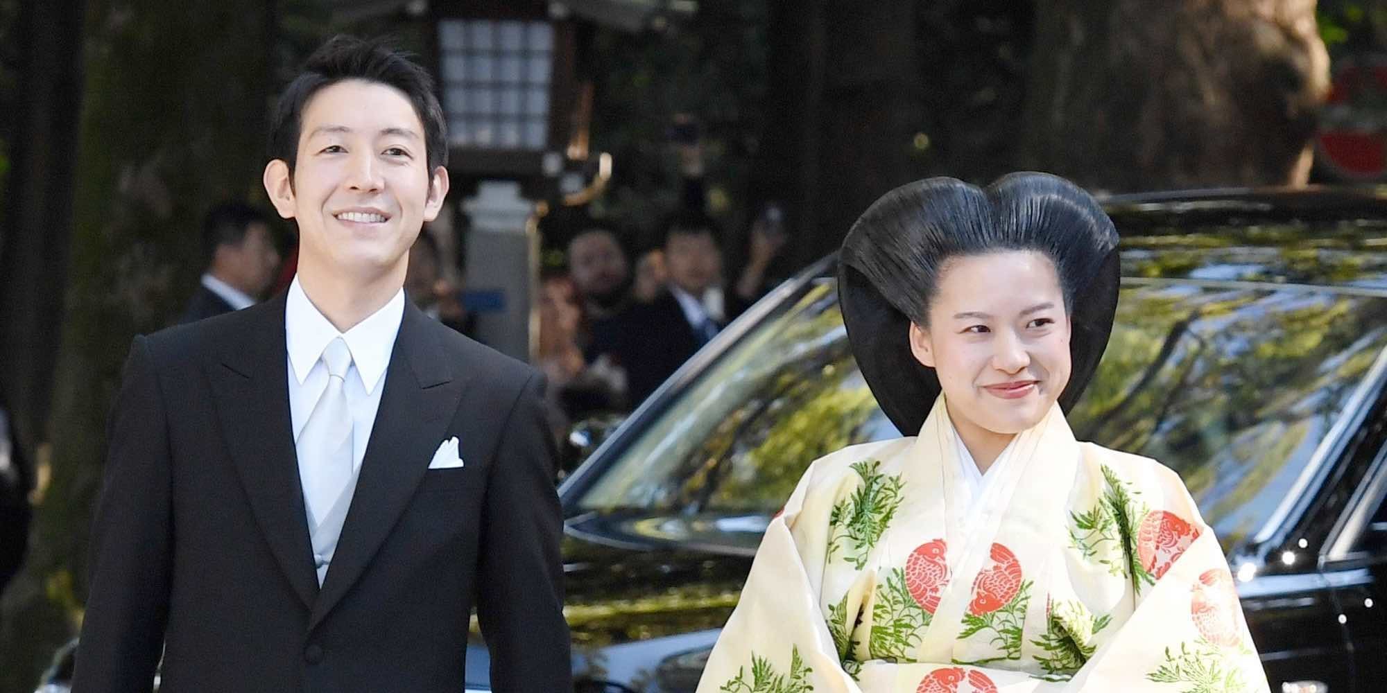 Así ha sido la boda de la Princesa Ayako de Japón con el financiero Kei Moriya