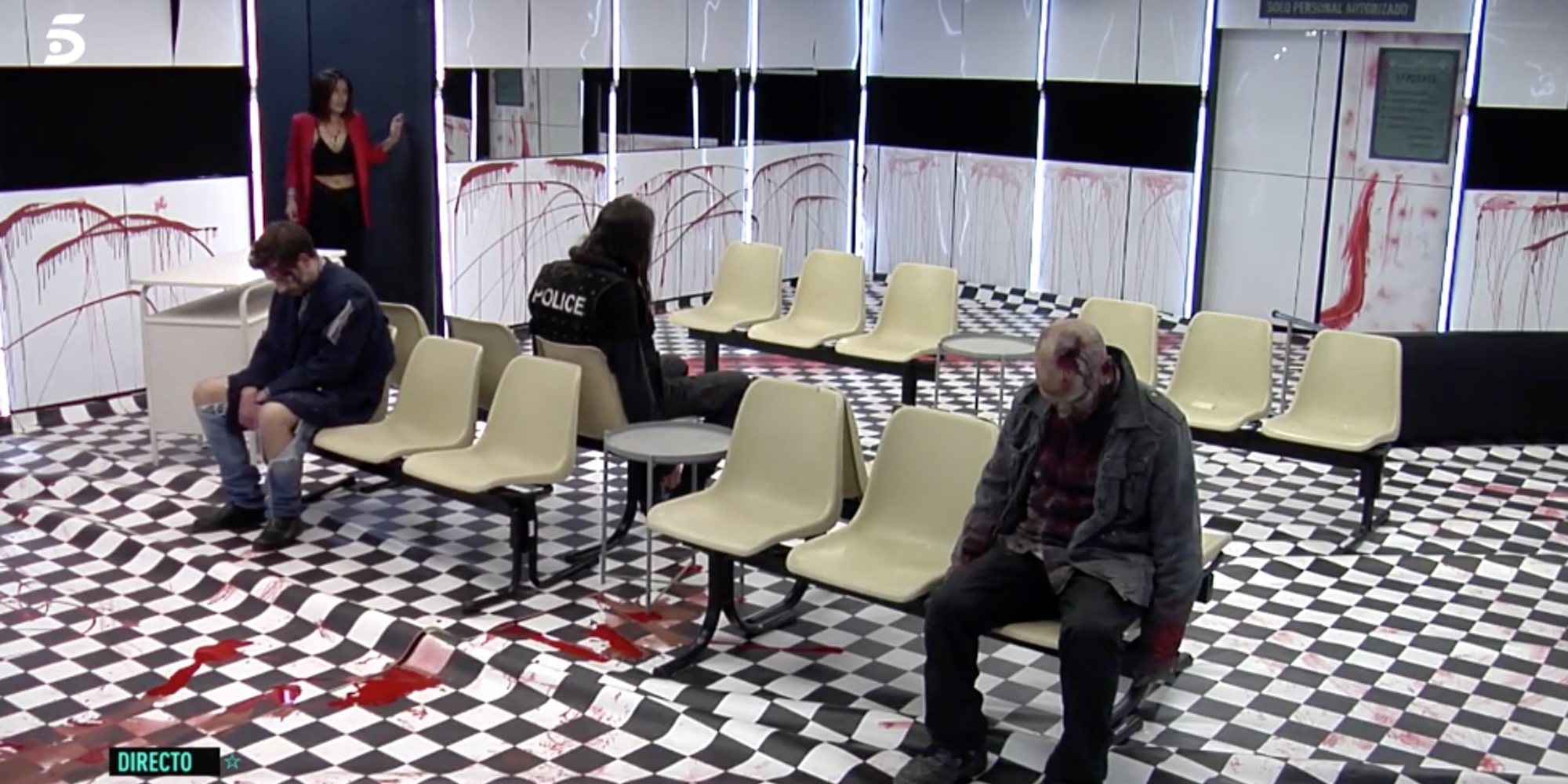 Un diente perdido y muchos gritos: El espectáculo de Miriam Saavedra durante Halloween en 'GHVIP6'