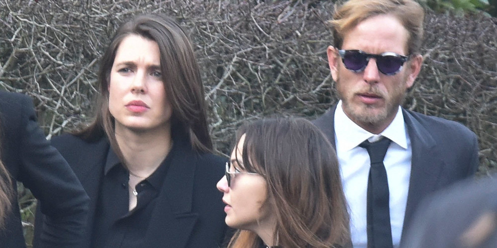 Carolina de Mónaco, Andrea y Carlota Casiraghi dan el último adiós a Karl Lagerfeld