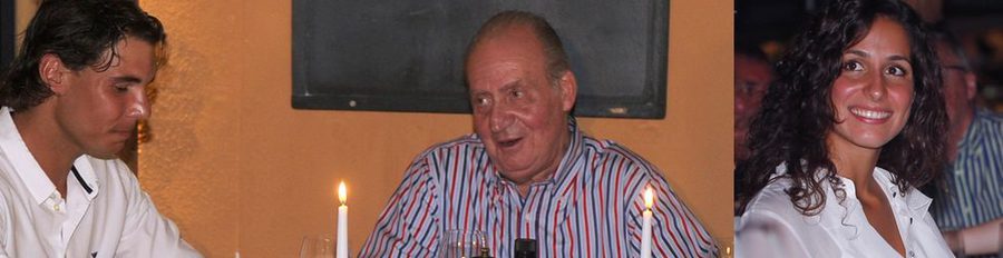 El Rey Juan Carlos intenta lavar su imagen invitando a cenar a Rafa Nadal y Xisca Perelló