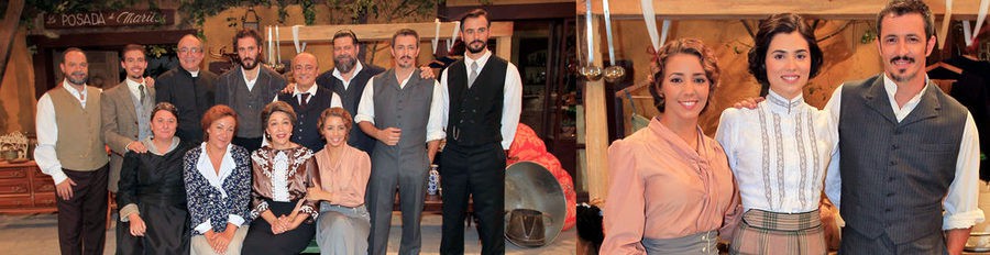 Álex Gadea, Sandra Cervera, Jordi Coll y Loreto Mauleón celebran 400 capítulos de 'El secreto de Puente Viejo'