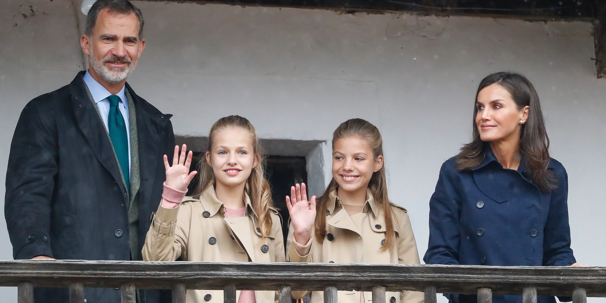 Premio Pueblo Ejemplar 2019: una jornada pasada por agua pero muy especial para la Princesa Leonor