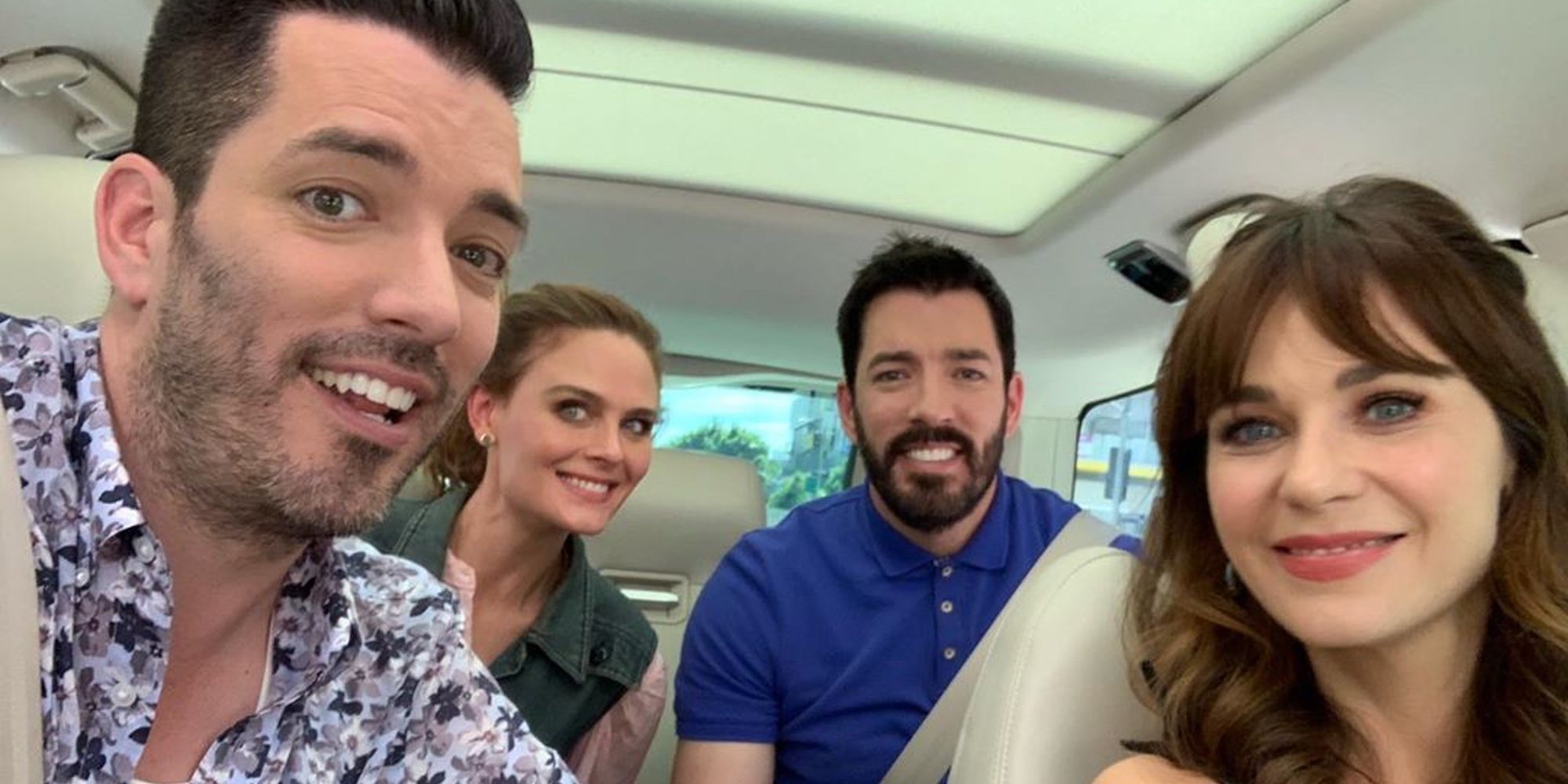 Zooey Deschanel hace oficial su romance con Jonathan Scott, uno de los gemelos de 'La casa de mis sueños'