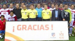 Rouco Varela hace el saque de honor en el partido benéfico 'Gracias', con motivo de las JMJ