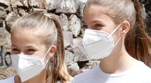 La Princesa Leonor y la Infanta Sofía plantan un árbol en un acto sin sus padres