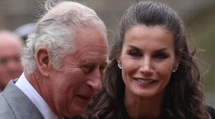 Letizia y el Príncipe Carlos, todo sintonía y complicidad en su reencuentro
