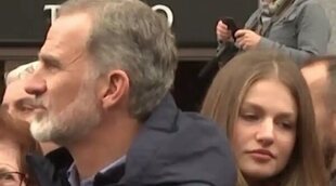 Los Reyes y sus hijas acuden por sorpresa a una procesión de Madrid