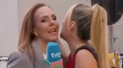 Así ha sido el tenso encuentro entre Marta Riesco y Rocío Carrasco en el estreno de 'La familia de la tele'