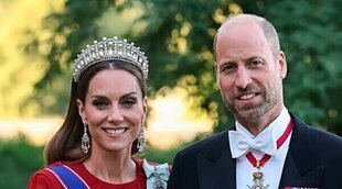 Kate Middleton reaparece con la tiara de Lady Di en el banquete de Estado en honor a Macron