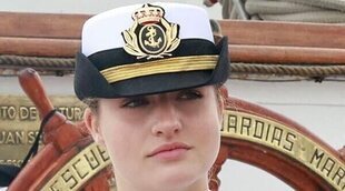La Princesa Leonor llega a Marín y pone punto final a su travesía en el Juan Sebastián de Elcano