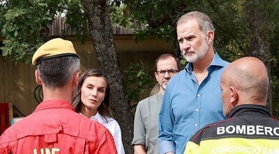 Así ha sido la visita de los Reyes Felipe y Letizia a Zamora por los incendios forestales
