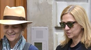 La inesperada visita de las Infantas Elena y Cristina con Antonio Resines y su mujer al Museo de la Evolución Humana de Burgos