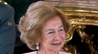 La Reina Sofía recibe el Toisón de Oro de manos de Felipe VI en el Palacio Real