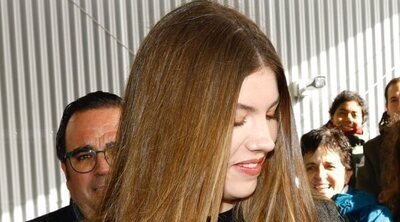 La Infanta Sofía rompe su coraza en su segundo acto en solitario y muestra su versión más espontánea en la Fundación ONCE