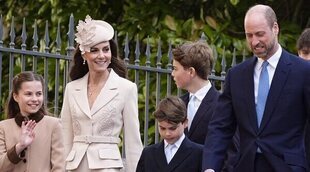 La Familia Real Británica se da cita en la tradicional Misa de Pascua