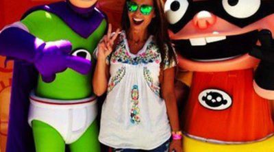 Paula Echevarría se divierte en el Parque de Atracciones con su hija Daniella Bustamante