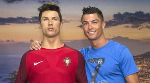Cristiano Ronaldo conoce a su réplica de cera