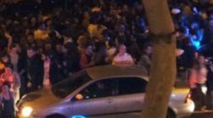 Batalla campal en Madrid: más de 1.000 personas se pelean a la puerta de la sala Marco Aldany