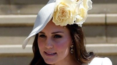 La deslucida reaparición de Kate Middleton tras dar a luz al Príncipe Luis en la boda del Príncipe Harry y Meghan Markle