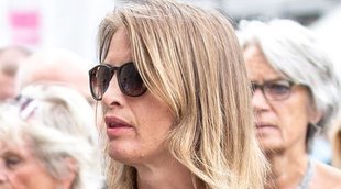 La reaparición de Eva Sannum: de funeral con los Reyes de Noruega en Oslo