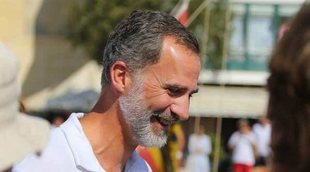 El Rey Felipe, feliz por navegar antes de retomar su agenda