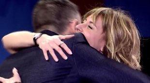 El abrazo de la paz de Emma García y Risto Mejide
