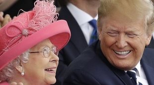 La cariñosa despedida de la Reina a Trump