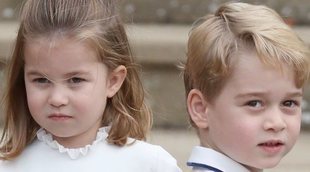 Jorge y Carlota, de festival con sus abuelos Middleton