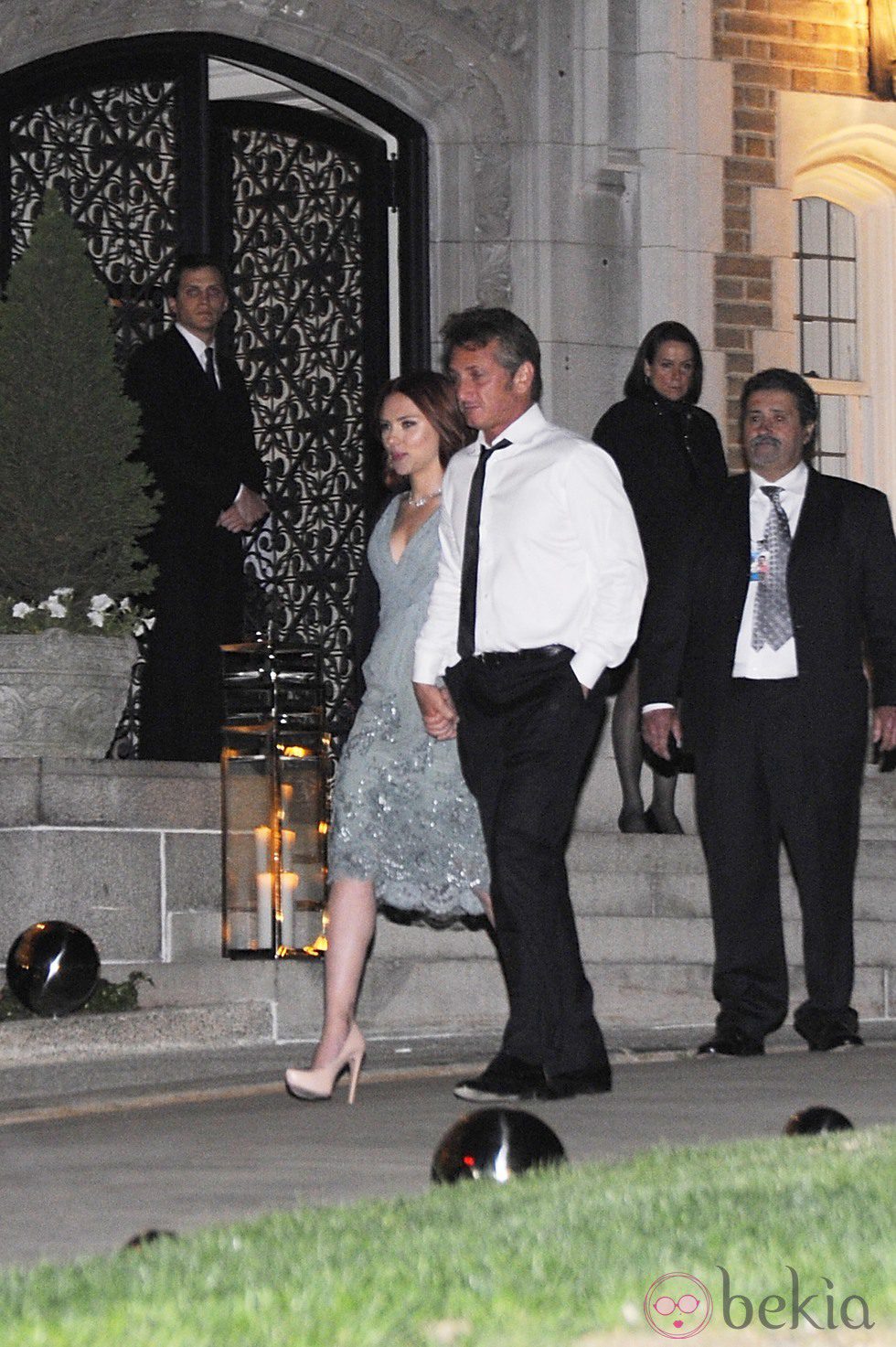 Scarlett Johansson y Sean Penn en Washington