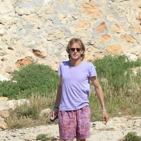 Andrea Casiraghi en las rocas