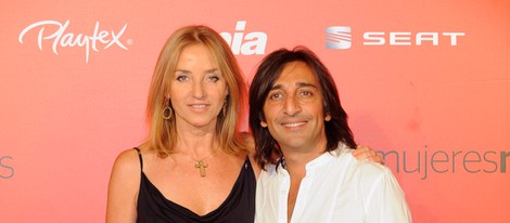 Antonio Carmona y Mariola Orellana en el 25 aniversario de 'Mia'