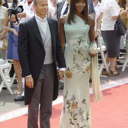 Naomi Campbell en la boda religiosa de Alberto y Charlene