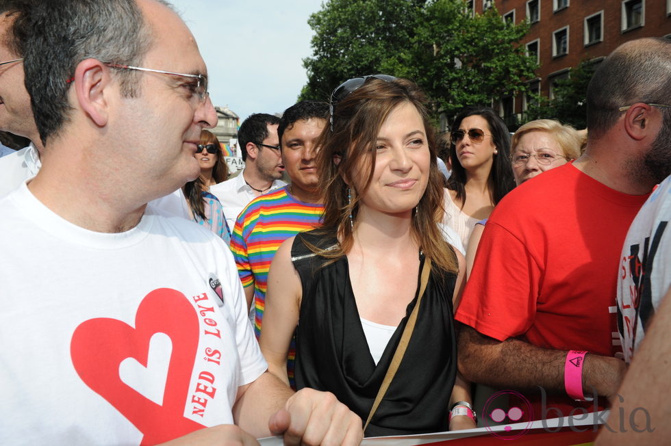 Bibiana Aído en el Orgullo Gay de Madrid