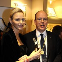 Alberto y Charlene de Mónaco en la reunión del COI en Sudáfrica