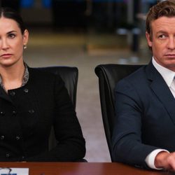 Demi Moore y Simon Baker en 'Margin Call'