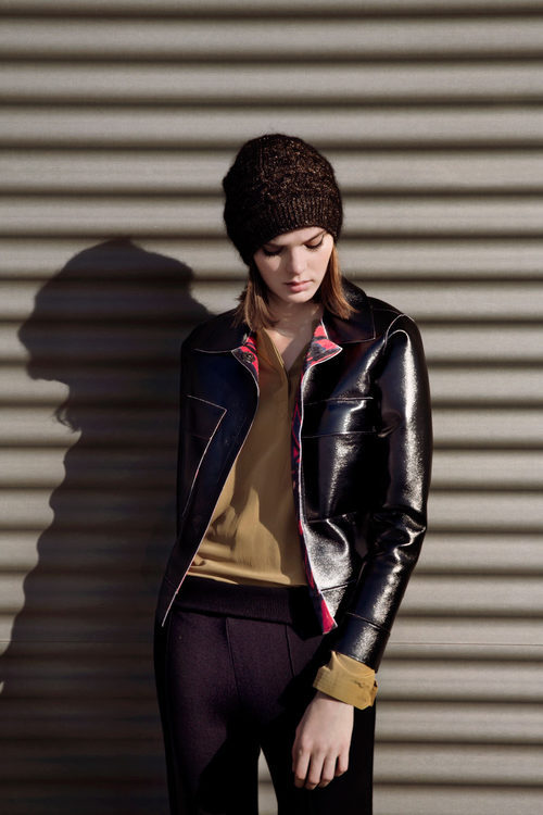 Chaqueta de cuero de Hoss Intropia otoño/invierno 2016/2017
