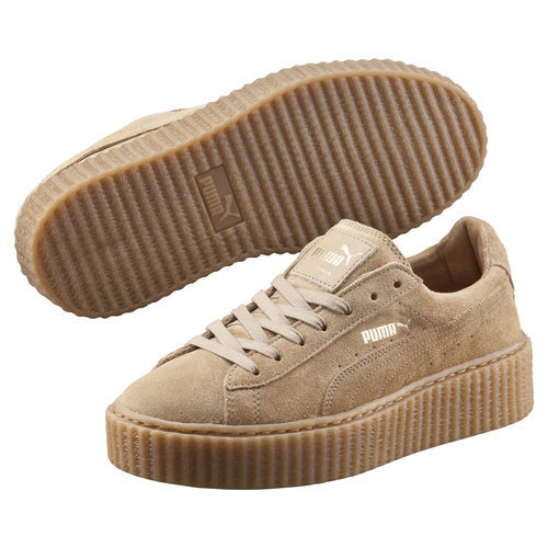 Sneakers total camel de la colección 'Creeper by Rihanna' de Puma
