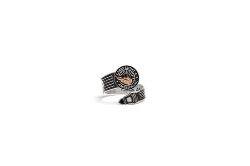 Anillo unisex de la colección 'Liberty Copper' de Alex and Ani