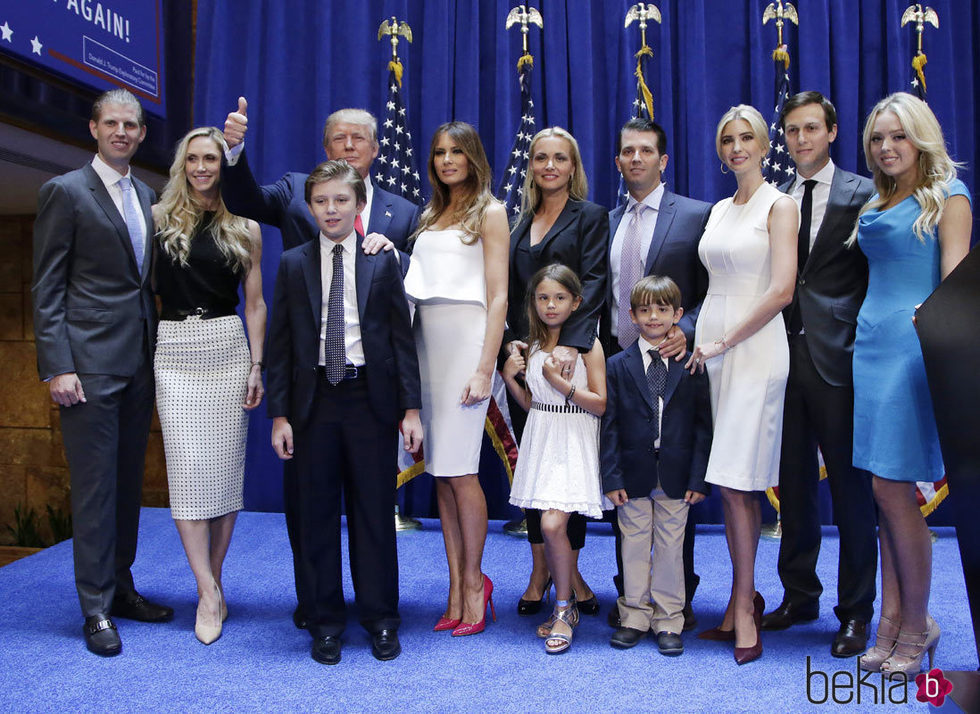 El clan Trump casi al completo en la campaña electoral