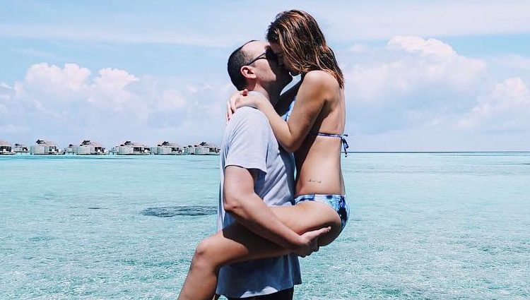 Risto Mejide y Laura Escanes disfrutando de unas vacaciones en Maldivas