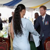 Rihanna y el Príncipe Harry en el momento en el que se conocieron