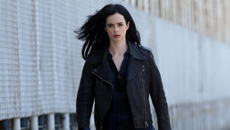Krysten Ritter grabando 'Jessica Jones'